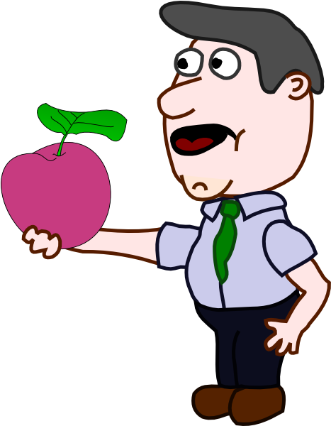 This Free Clip Arts Design Of Man Holding Plum - This Free Clip Arts Design Of Man Holding Plum (504x599)