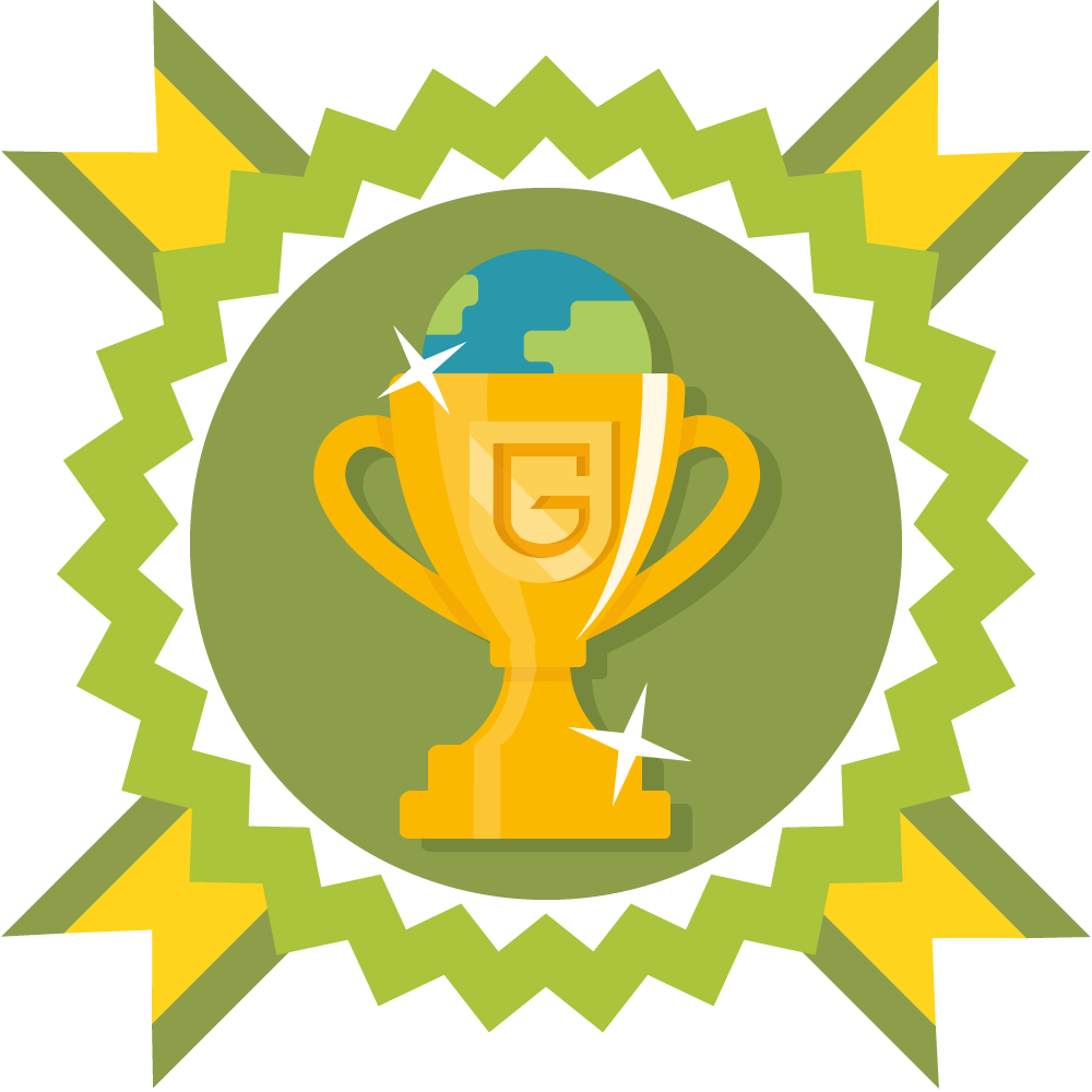 National Globeys Badge - Illustration (1000x1000)