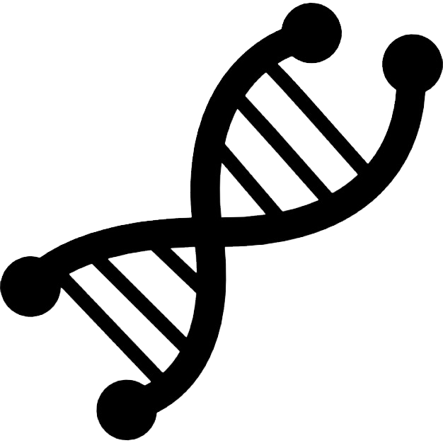 Creativity, Science & Innovation - Black And White Vector Genetics (626x626)