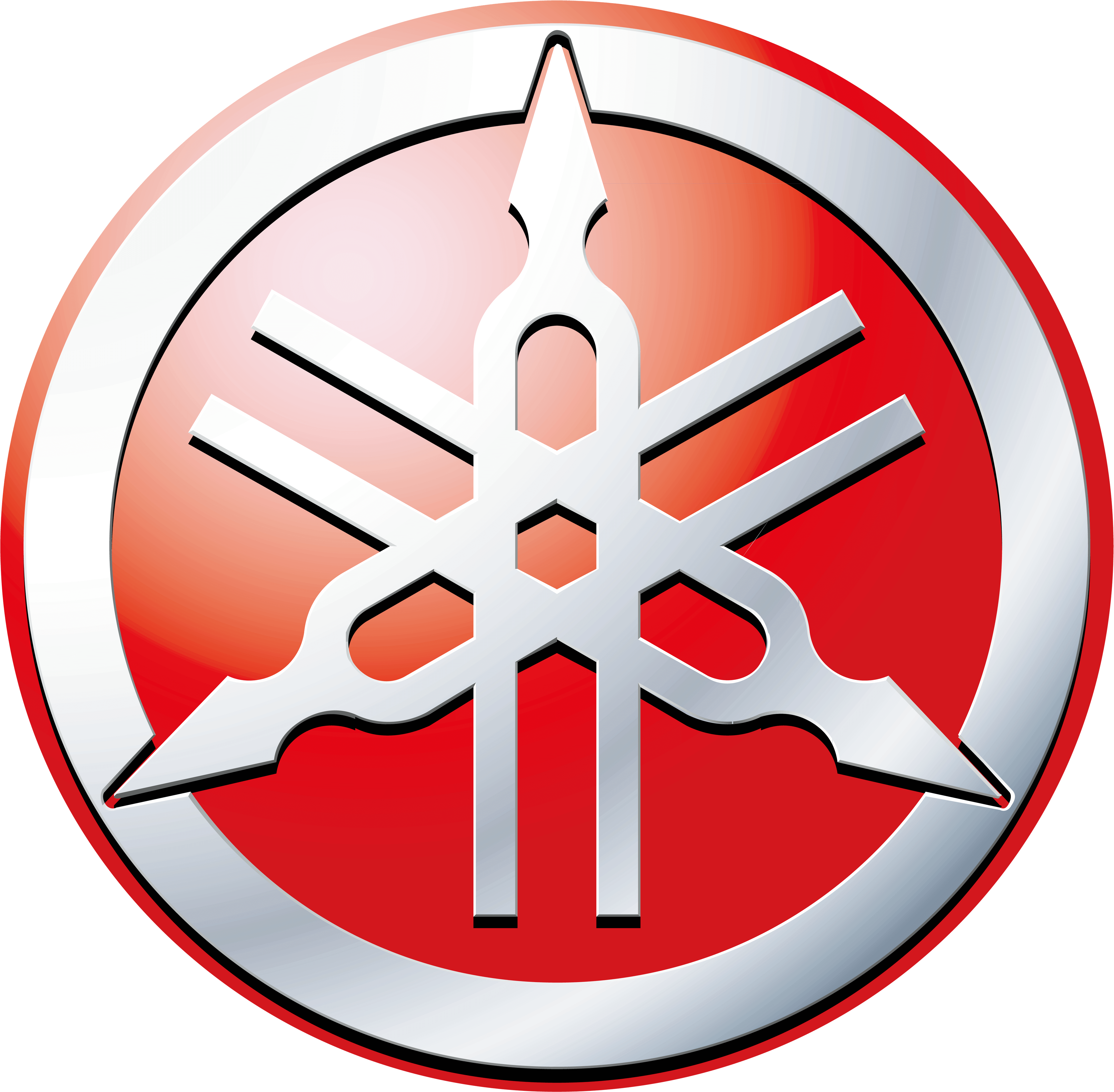 Motorcycle Clipart Motorcycle Burnout - Yamaha Motor Logo Png (4000x3942)