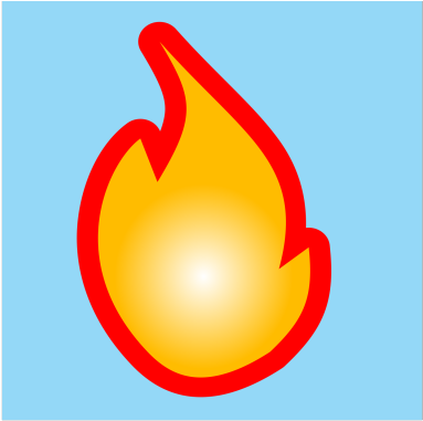 Flames Clipart Little - Clip Art (640x480)