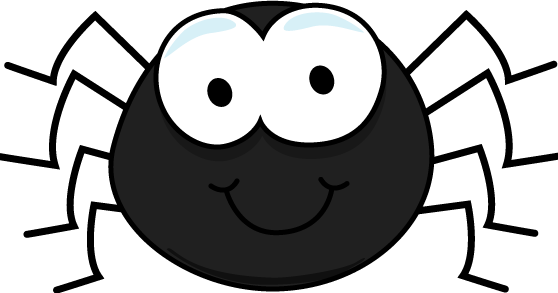 Happy Tuesday It Seems Like Forever Since I Have Been - Cartoon Spider (558x293)