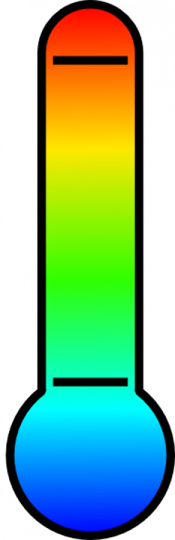 Thermometer Clip Weather - Thermometer Clipart (250x769)