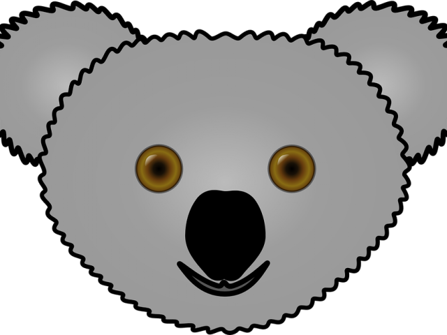 Koala Clipart Head - Koala Clip Art (640x480)