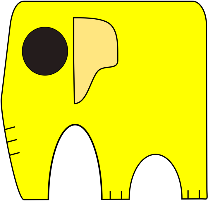 Elephants Angle Sorting Algorithm Snout - Openclipart (750x750)