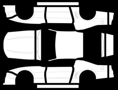 Composite Flange Fit Roof With Attached A-post, Windshield - Ar Challenger Race Body (498x380)
