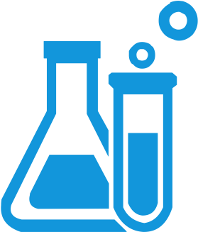 Experiment, Lab, Laboratory Icon - Lab Icon Png Blue (512x512)