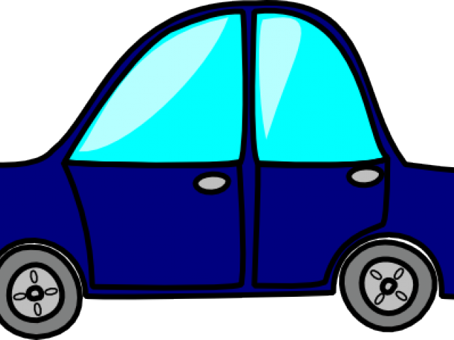 Blue Car Clipart Toy - Car Animated Gif Png (640x480)