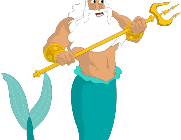 King Clipart Mermaid - King Triton Little Mermaid Png (640x480)