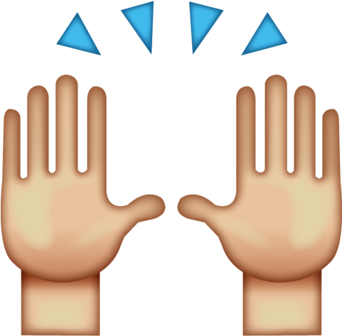 Download High Emoji Icon Island - High Five Emoji Icon (480x480)