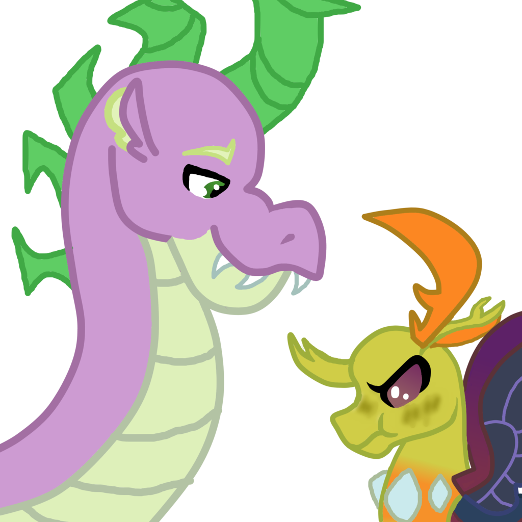 Glamgoria-morose, Changedling, Changeling, Dragon, - Cartoon (1024x1024)