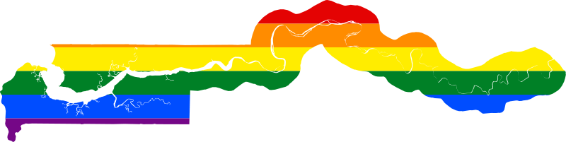 Gay Gambia - Europe Flag Lgbt Map (800x201)