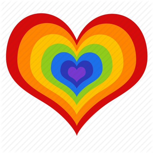 Download Lgbt Clipart Lgbt Gay Computer Icons - Gay Pride Love Heart (512x512)