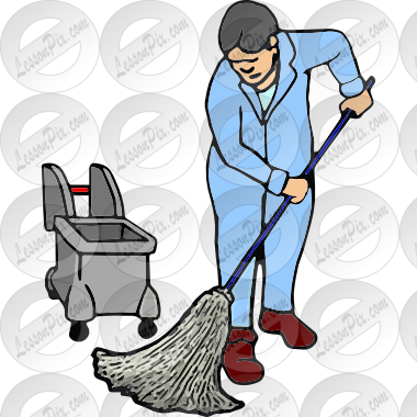 Tool Clipart Janitor - Illustration (380x380)