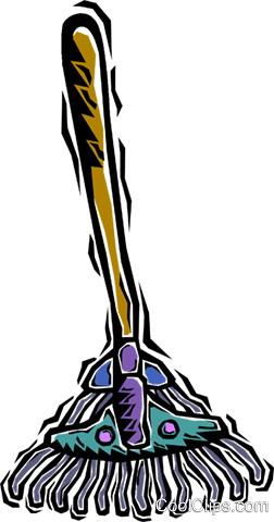 Rake Royalty Free Vector Clip Art Illustration - Rake Royalty Free Vector Clip Art Illustration (252x480)