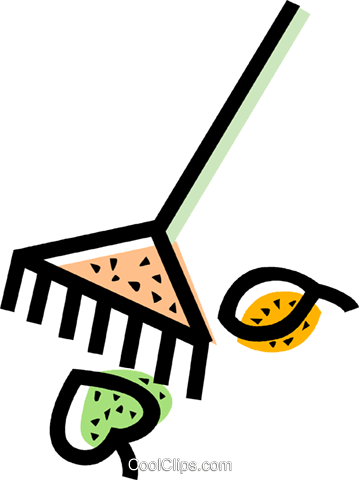Rakes Royalty Free Vector Clip Art Illustration - Rakes Royalty Free Vector Clip Art Illustration (359x480)