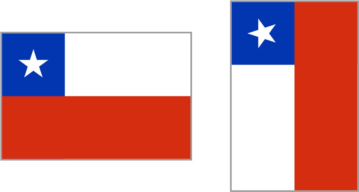 Chile Flag Clipart Png Photos - Bandera De Chile Vertical (1280x747)