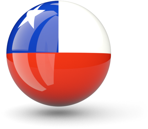 Chile Flag Clipart Png - Bandera Chilena Icono Png (640x480)