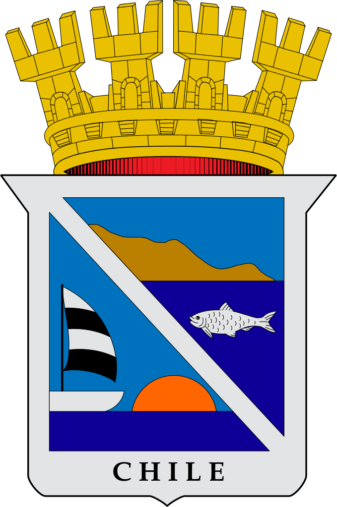Escudo De Algarrobo - Escudo De Chillan Chile (679x1023)