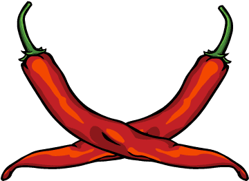 Ask About Our Catering Services, Too - Skull And Chili Pepper (600x318)