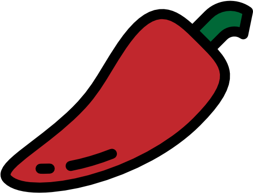 Banner Free Download Food Organic Vegetarian Vegan - Chili Icon Png (512x512)