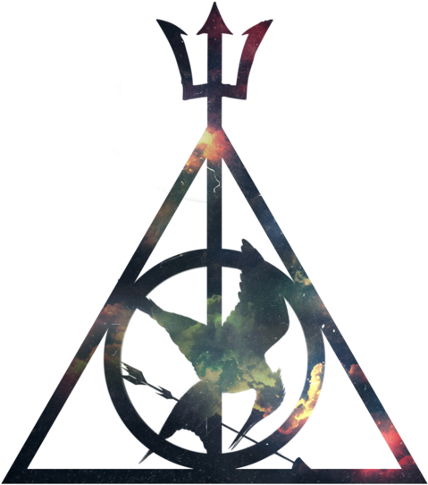 Harry Potter And Percy Jackson Logo (500x613)