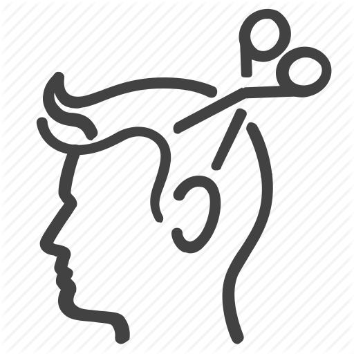 Hair Cut Icon Png (512x512)