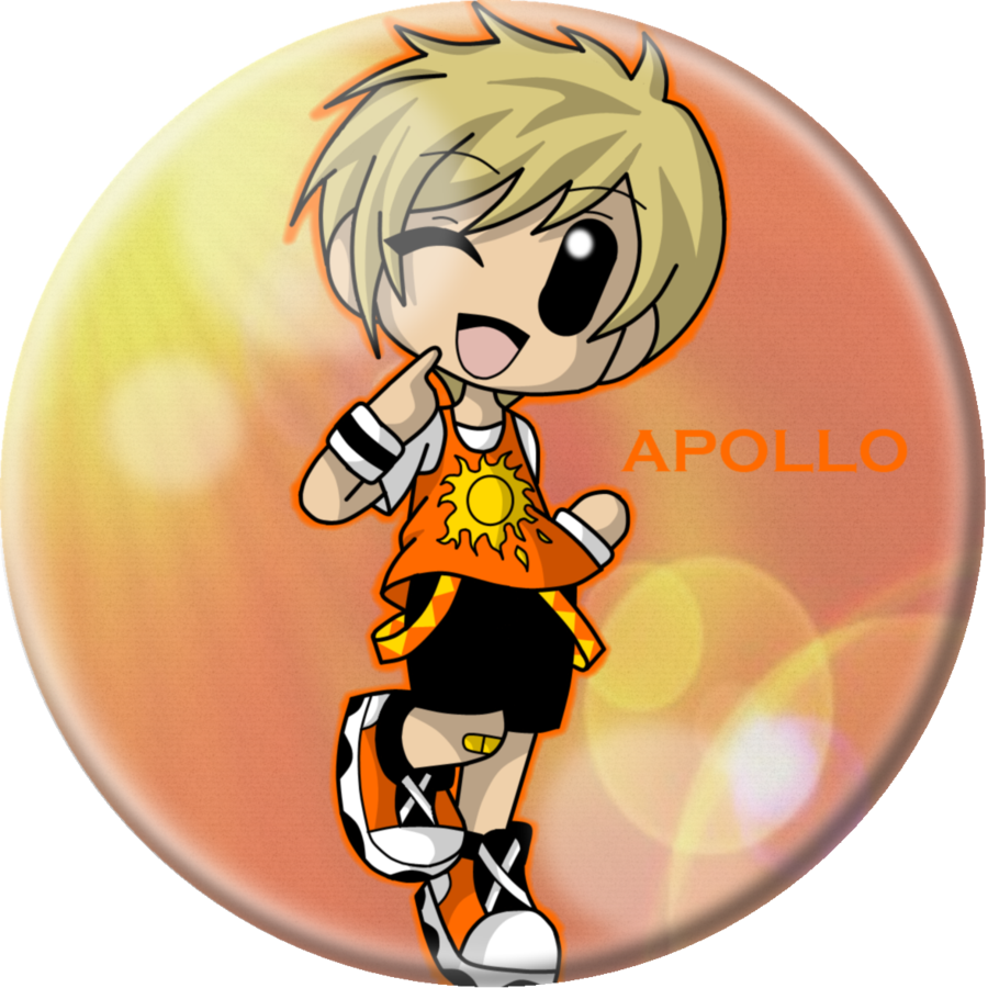 Chibi Apollo By Cazuuki - Greek Gods And Goddesses Chibi (900x900)