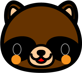 Japanese Dog Clip - Japanese Raccoon Dog (600x600)