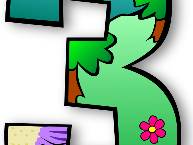 Numbers Clipart Creation - Days Of Creation Day 1 (640x480)