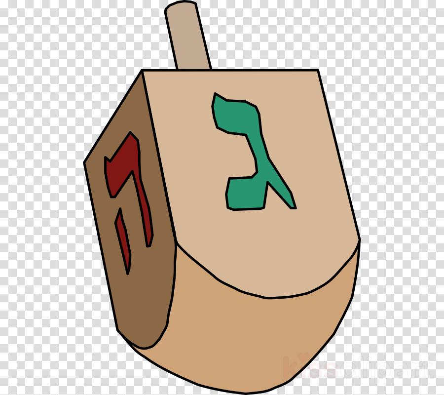 Download Dreidel Clipart Hanukkah Dreidel Clip Art - White Clock Icon Transparent Background (900x800)