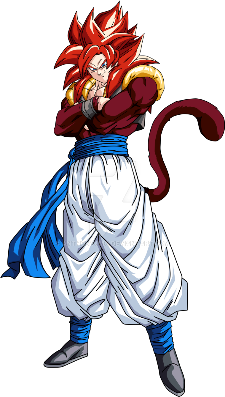Goku Clipart Ssj4 - Gogeta Ssj4 (1024x1365)