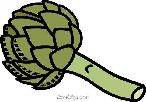 Broccoli Royalty Free Vector Clip Art Illustration - Carciofo Gif (480x337)