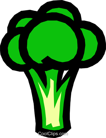 Broccoli Royalty Free Vector Clip Art Illustration - Medicine (370x480)