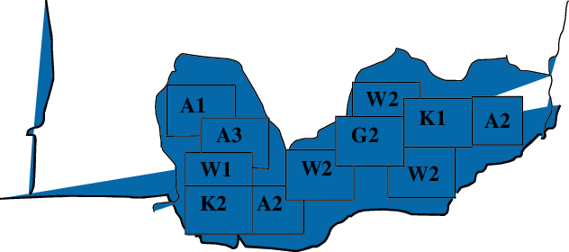 A Typical Land Use Map For Information Retrieval For - Black Picture Frame (632x280)