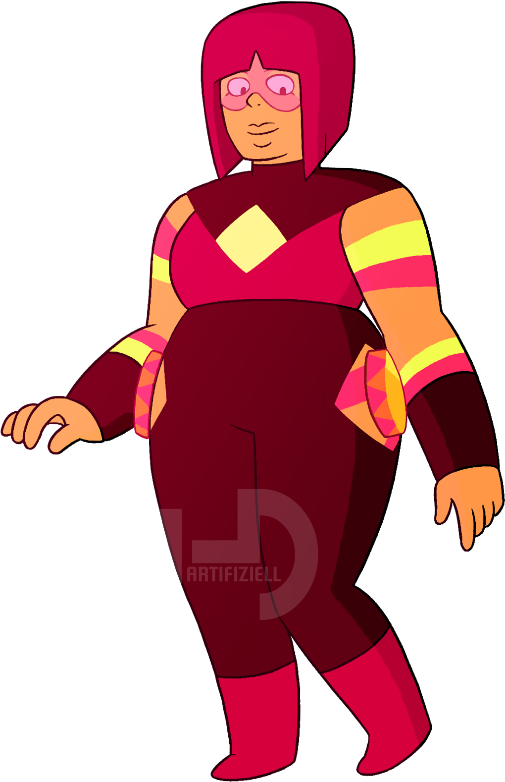 Steven Universe Gemsona Topaz (1080x1700)