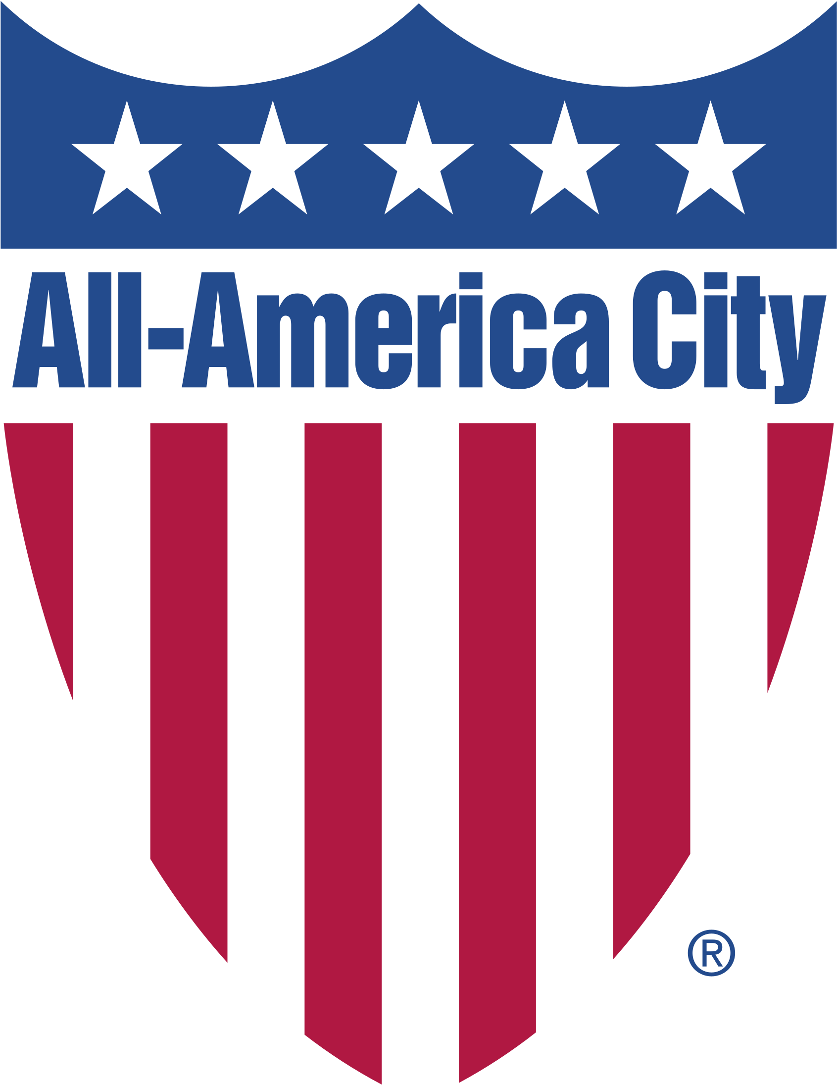 Clip Art Free Download America Transparent Red - All America City (2400x2400)
