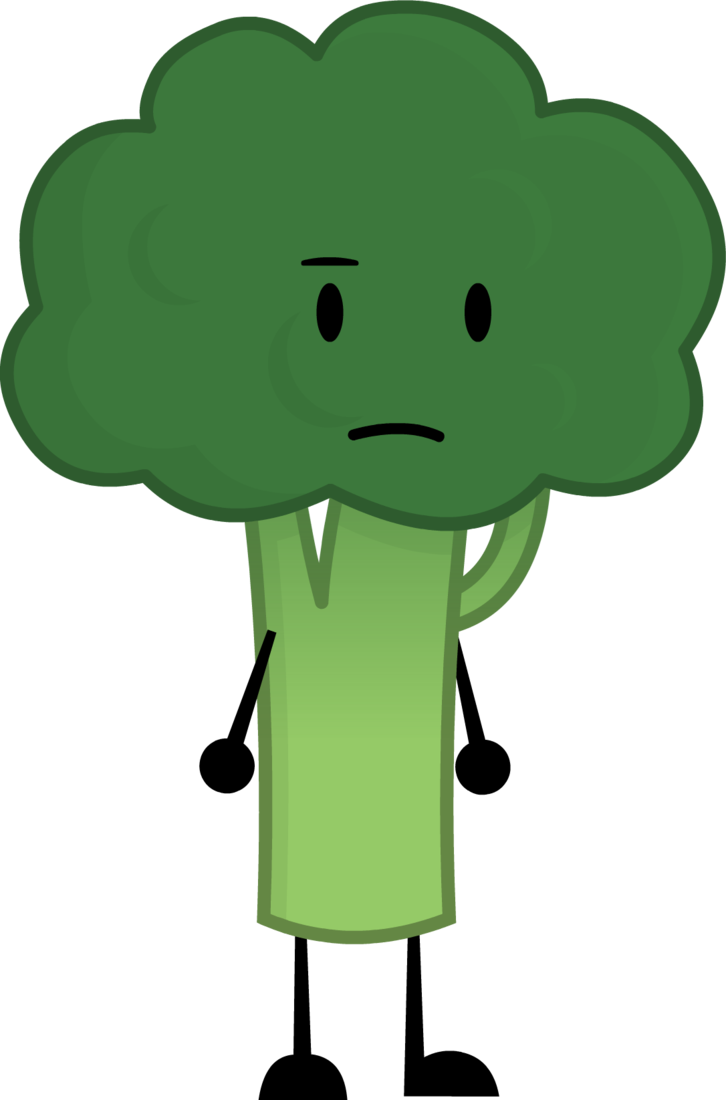 Banner Library Stock Broccoli Clipart Comic - Broccoli Piece Cartoon (726x1100)