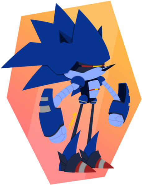 Picture Free Stock Robot Version Tumblr - Sonic Mania Sonic Robot (500x639)