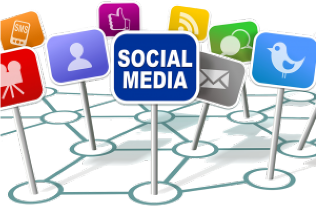 Online Marketing Clipart Media Literacy - Social Media (640x480)