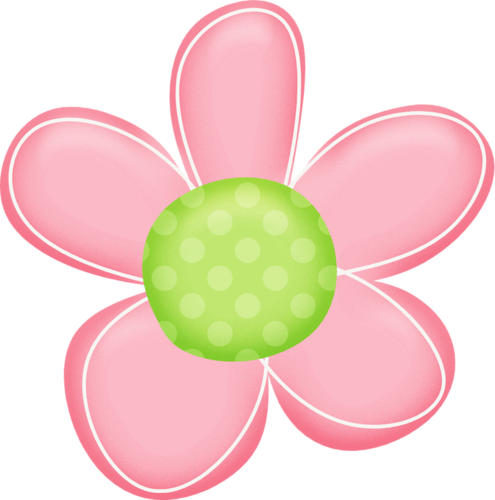 Flower Pj Party, Art Flowers, Purple Flowers, Zz Top, - Clip Art (495x500)
