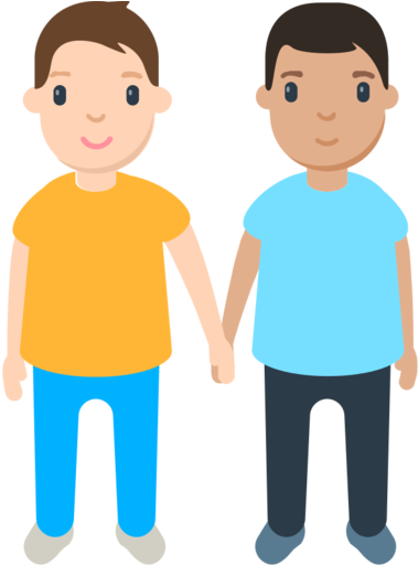 Graphic Library Download Collection Of Boys High Quality - Boys Holding Hands Png (512x512)