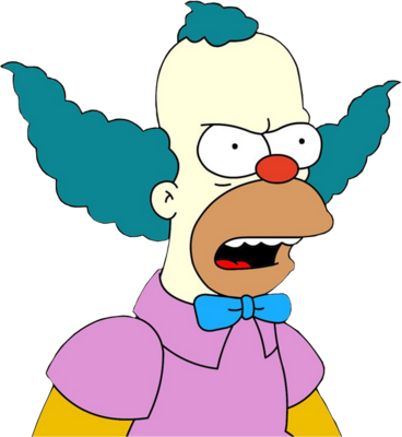 Wtf Op How Is This Not On Morbid Channel - Krusty The Clown Angry (368x400)