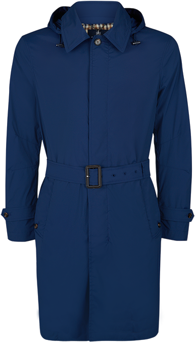 Ossett Hooded Belted Aquascutum - Coat (584x764)