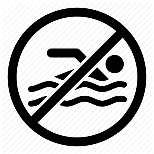Download No Swimming Icon Clipart Computer Icons Clip - No Swimming Sign Png (512x512)