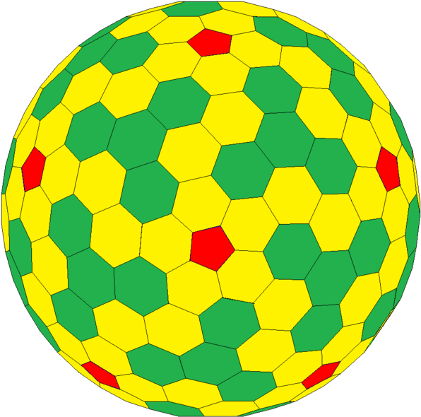 Goldberg Polyhedron - - Goldberg Polyhedron (605x600)