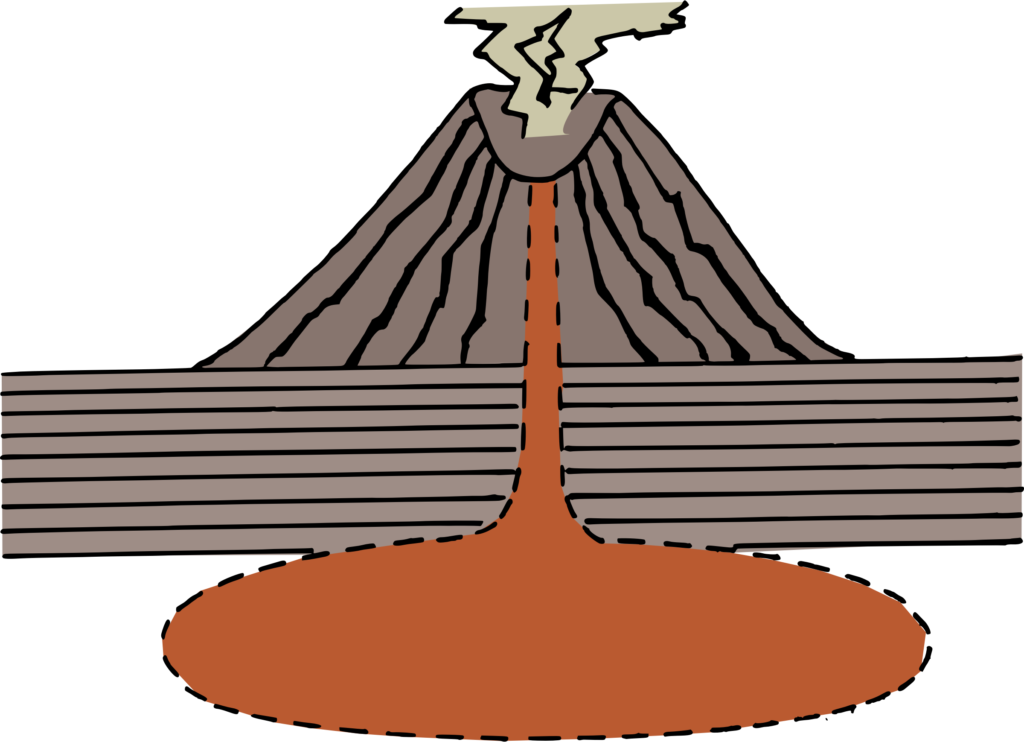 Vector Royalty Free Stock Transparent Png Peoplepng - Diagram Of Mauna Loa Volcano (1024x742)