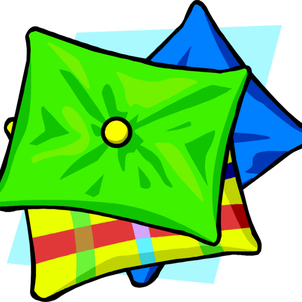 Clip Art Pillow Throw Pillows Cushion Bed Chair Free - Cushions Clip Art Png (1024x1024)