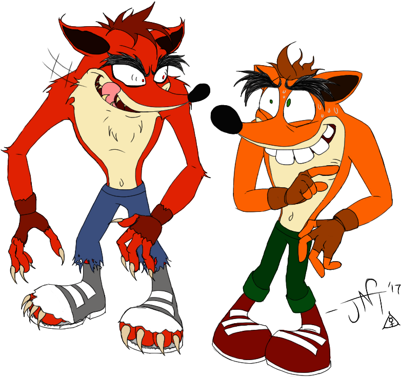 Fake Drawing Stitch - Crash Twinsanity Fake Crash (800x800)