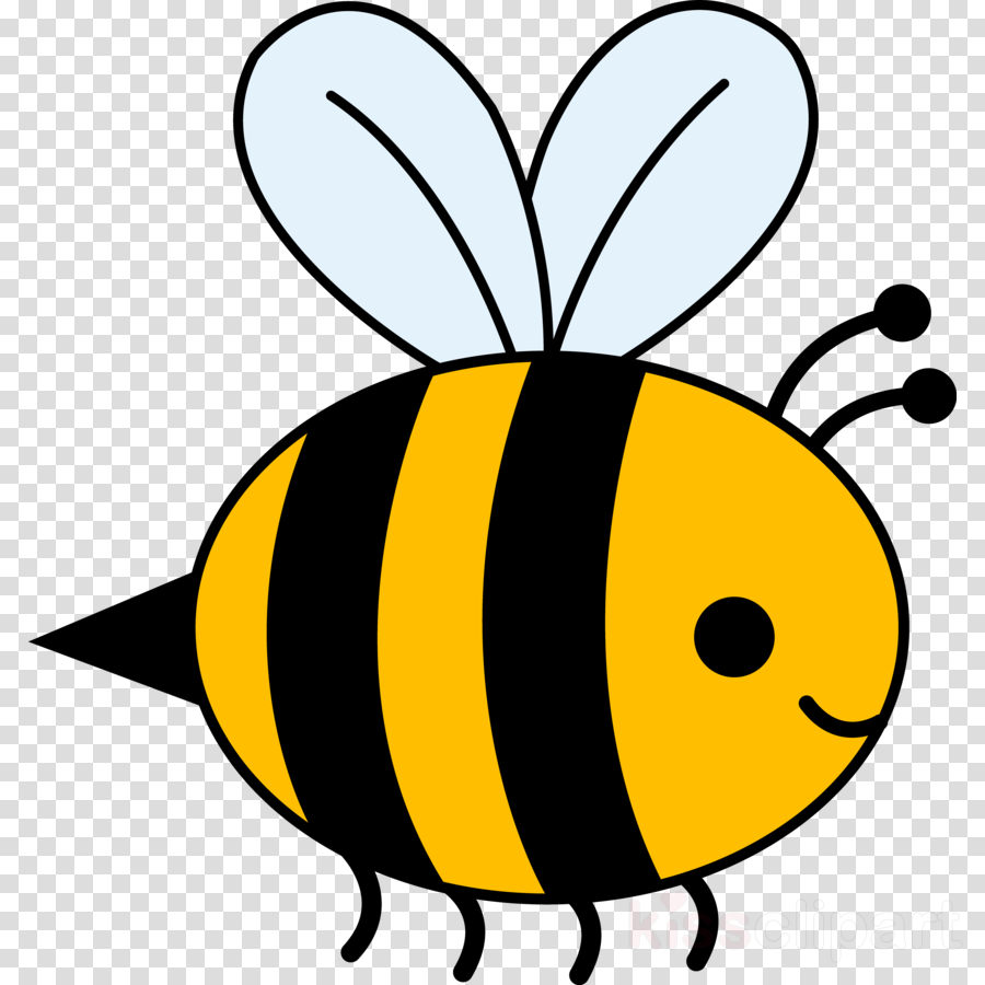 Bee Clipart Spring Bee Clip Art - Bumblebee Cartoon Png (900x900)